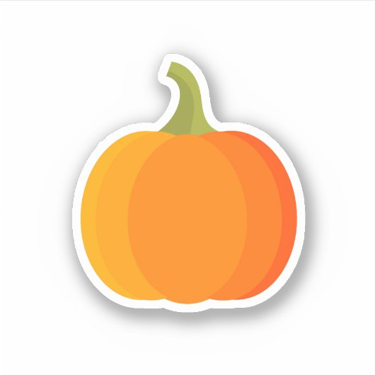 Pumpkin fruit Sticker (Voorkant)