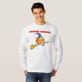 Pumpkin gaat naar Vroom op Witch's Broom T-shirt (Voorkant volledig)