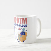 Pumpkin Gamer Lazy Halloween Costume Videogame Con Koffiemok (Voorkant rechts)