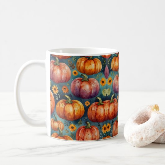 Pumpkin Garden Dreams Koffiemok (Met donut)