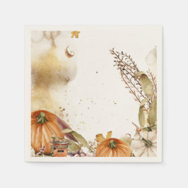 Pumpkin Garden Harvest Napkins Servet