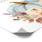 Pumpkin Gender onthullen Poster Draag (Hoek)