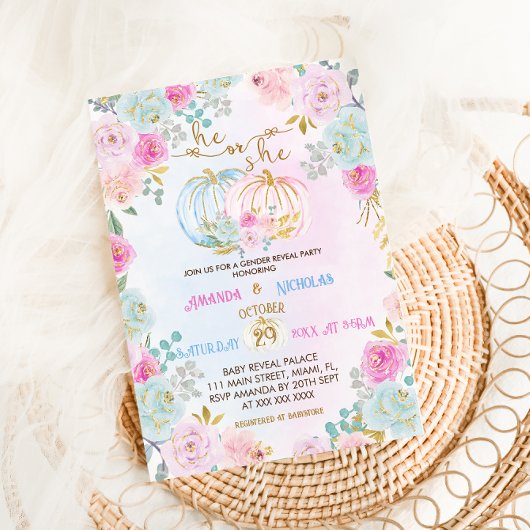 Pumpkin Gender onthulling Kaart