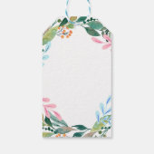 Pumpkin Gender Reveal Bedankt Cadeaulabel (Achterkant)