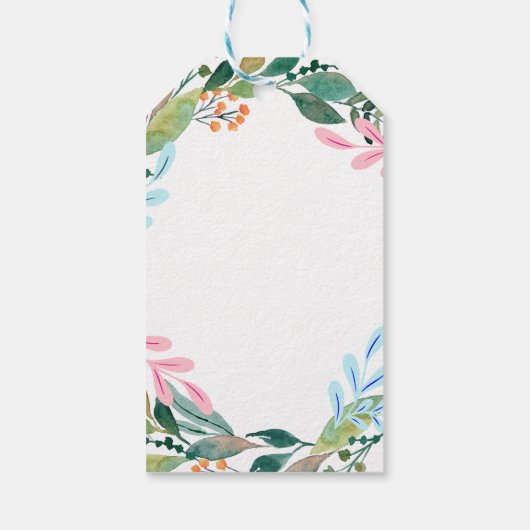 Pumpkin Gender Reveal Bedankt Cadeaulabel (Achterkant)