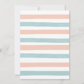 Pumpkin Gender Reveal Greenery Invitation Kaart (Achterkant)