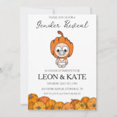 Pumpkin Geslacht onthullen Uitnodigingen (Voorkant)