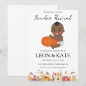 Pumpkin Geslacht onthullen Uitnodigingen (Voorkant / Achterkant)