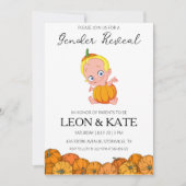 Pumpkin Geslacht onthullen Uitnodigingen (Voorkant)