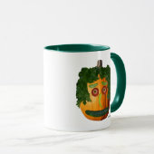 Pumpkin-gezicht zonder snede mok (Voorkant rechts)