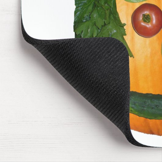 Pumpkin-gezicht zonder snede muismat (Hoek)