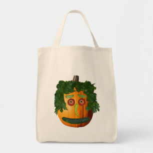 Pumpkin-gezicht zonder snede tote bag