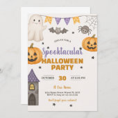 Pumpkin & Ghost Bash Kaart (Voorkant / Achterkant)