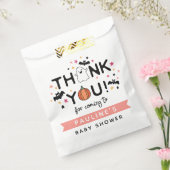 Pumpkin Ghost Roze Halloween Baby shower Dank u Bedankzakje (Gezegeld)