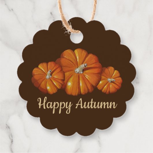 Pumpkin Gift Label (Achterkant)