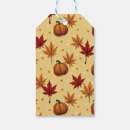 Pumpkin Gift Label Cadeaulabel (Achterkant)