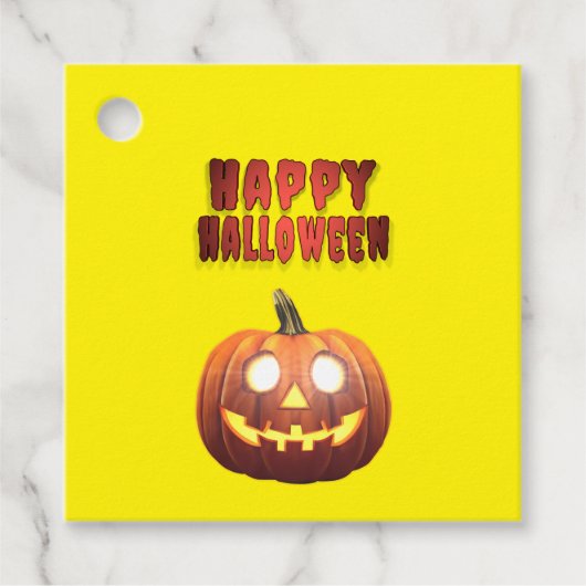 Pumpkin Gift Labels (Voorkant)