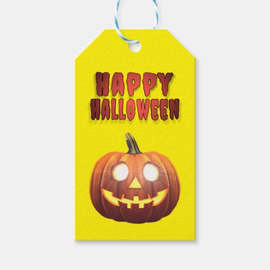 Pumpkin Gift Labels Cadeaulabel (Voorkant)