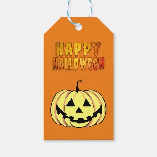 Pumpkin Gift Labels Cadeaulabel (Voorkant)