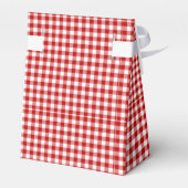 Pumpkin Gingham Pattern Favor Box Bedankdoosjes (Achterkant)