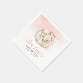 Pumpkin Girl Baby shower - Aangepast Napkins Servet (Hoek)