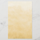 Pumpkin Girl Baby shower Waterverf Floral Briefpapier (Achterkant)