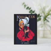Pumpkin Girl Briefkaart (Staand voorkant)