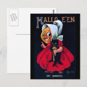 Pumpkin Girl Briefkaart (Voorkant / Achterkant)