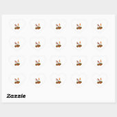 Pumpkin Gnomes Fall Autumn Cute Halloween Hart Sticker (Vel)