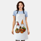 Pumpkin Gnomes Herfst Autumn Cute Halloween Schort (Gedragen)