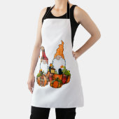 Pumpkin Gnomes Herfst Autumn Cute Halloween Schort (Insitu)
