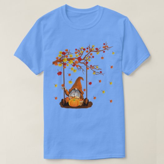 Pumpkin Gnomes Herfst Autumn Cute Halloween Thanks T-shirt (Design voorkant)