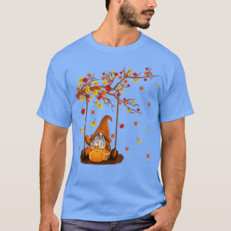 Pumpkin Gnomes Herfst Autumn Cute Halloween Thanks T-shirt