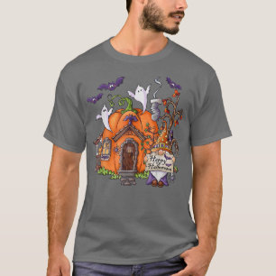 Pumpkin Gnomes Herfst Autumn Cute Halloween Thanks T-shirt