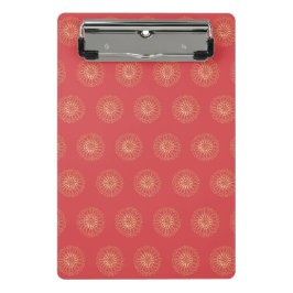 Pumpkin | Golden Zinnia Flower Medallions Mini Klembord