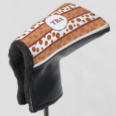 Pumpkin Golf Putter Hoesje Golfheadcover (3/4 voorkant)