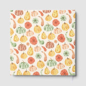 Pumpkin Gourd Autumn Baby Shower Gastenboek (Achterkant)