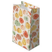 Pumpkin Gourd Autumn Baby Shower Klein Cadeauzakje (Achterkant Gekanteld)