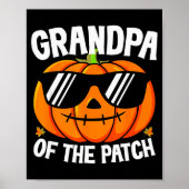 Pumpkin Grandpa Of The Patch Halloween Family Matc Poster (Voorkant)