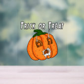 Pumpkin grappig stoute cadeau prank Halloween Acryl Bord (Neutraal)