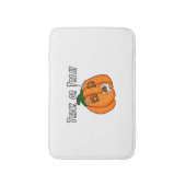 Pumpkin grappig stoute cadeau prank Halloween Badmat (Voorkant Verticaal)