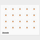 Pumpkin grappig stoute cadeau prank Halloween Hart Sticker (Vel)