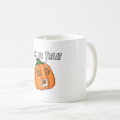 Pumpkin grappig stoute cadeau prank Halloween Koffiemok (Voorkant rechts)