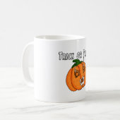 Pumpkin grappig stoute cadeau prank Halloween Koffiemok (Voorkant links)