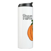Pumpkin grappig stoute cadeau prank Halloween Thermosbeker (Gedraaid links)