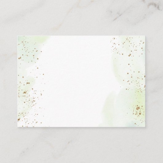 Pumpkin Greenery Gold Baby shower Book Request Informatiekaartje (Achterkant)