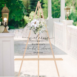 Pumpkin Greenery Herfst Vrijgezellenfeest Welkomst Acryl Bord