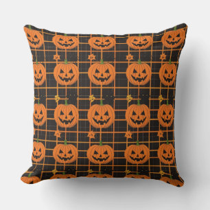Pumpkin Grid Halloween Sierkussen