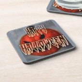 Pumpkin Grin Bier Onderzetter (Linkerzijde)