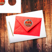 Pumpkin Grin Ronde Sticker